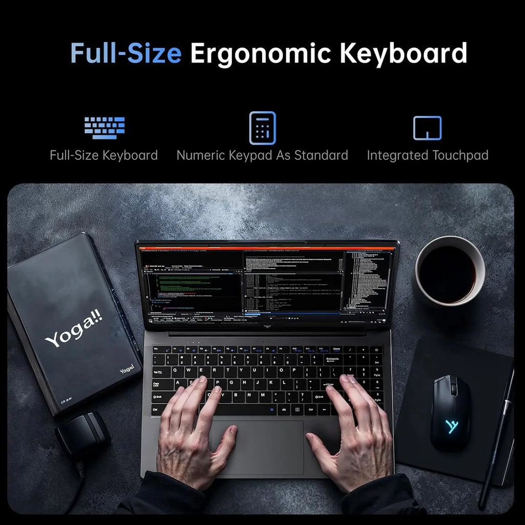 ACEMAGIC 15.6/17.3" Laptop AMD Ryzen 3 4300U, 16GB RAM 512GB SSD Windows 11 WiFi HDMI USB-C Large Screen & Upgradable Storage