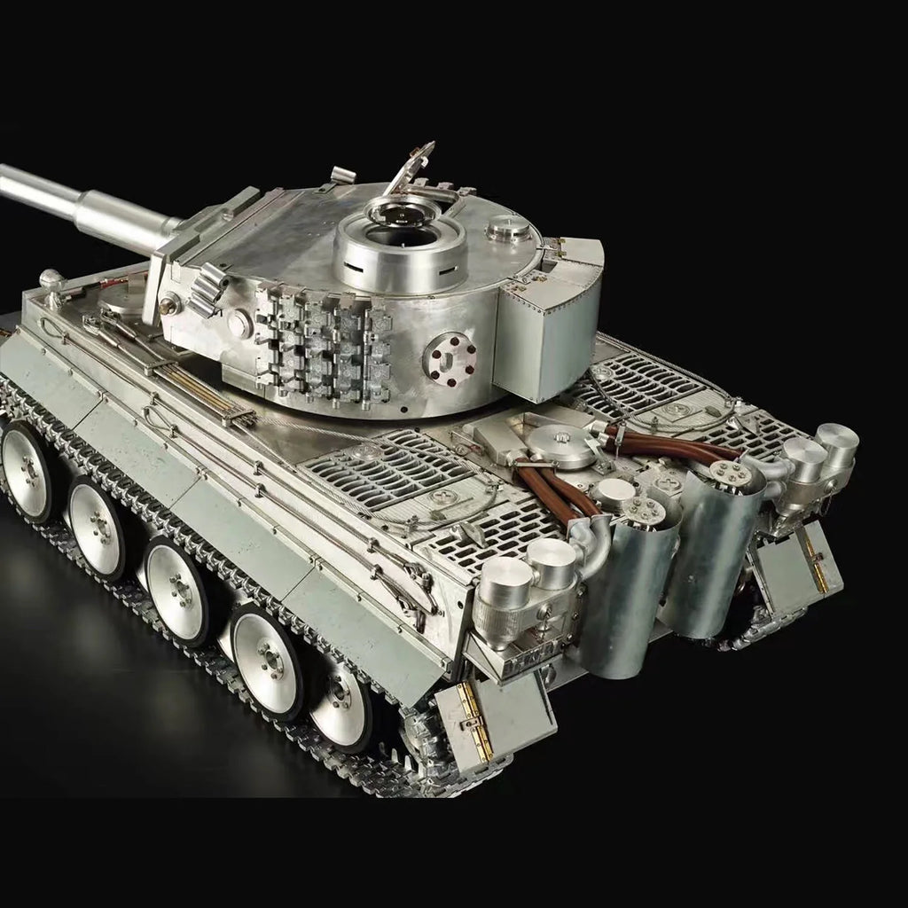 Heng Long 1/6 Full Metal Giant German Tiger I RTR RC Tank 3818 Barrel Recoil BB Shooting Battery Armored Vehicel Toys Panzer