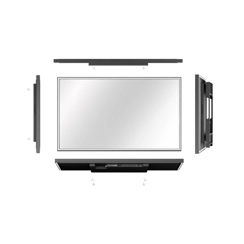 43 inches Smart LED Light Mirror TV Makeup Television Salon DTV Tuner Soulaca Living Room Decoration webOS System