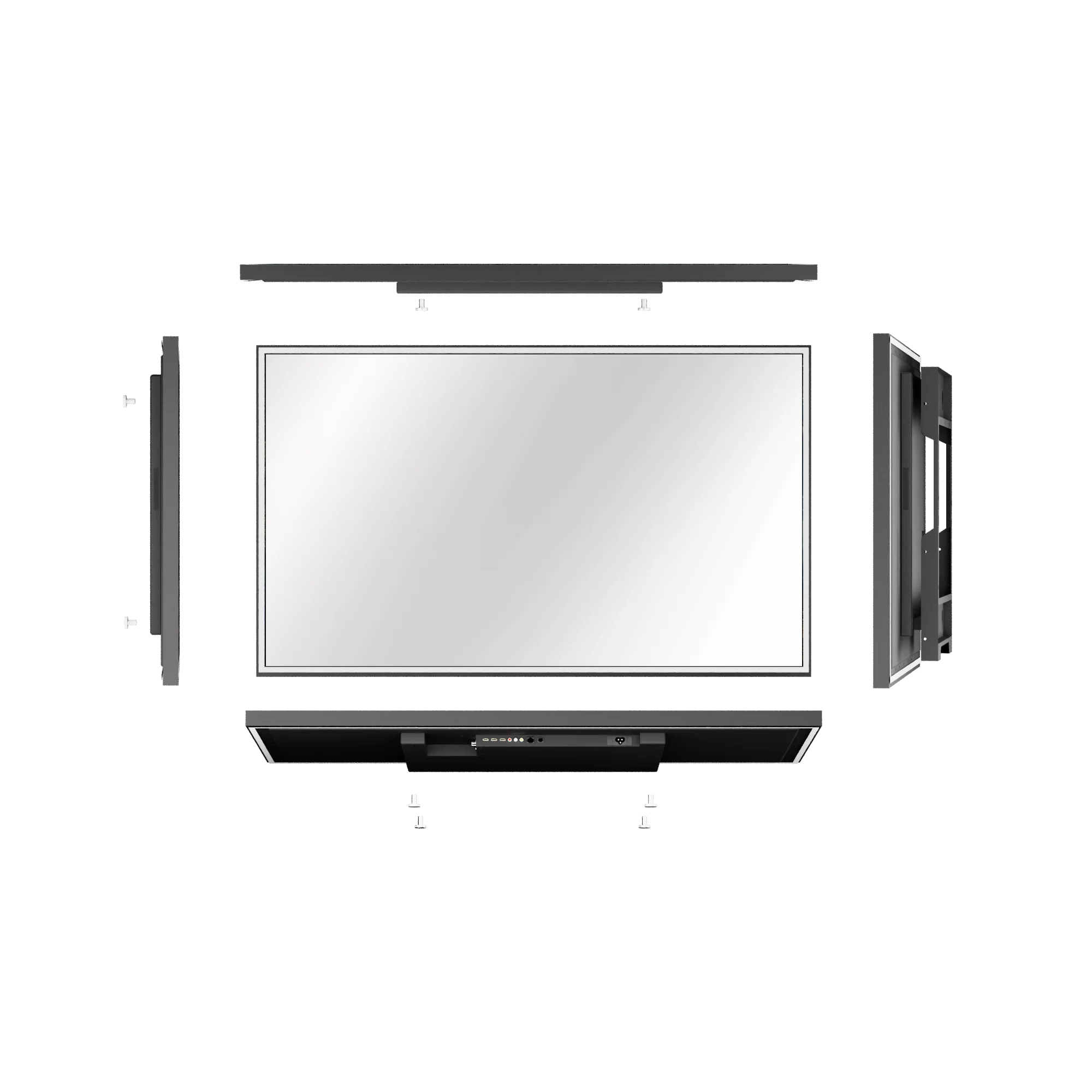43 inches Smart LED Light Mirror TV Makeup Television Salon DTV Tuner Soulaca Living Room Decoration webOS System