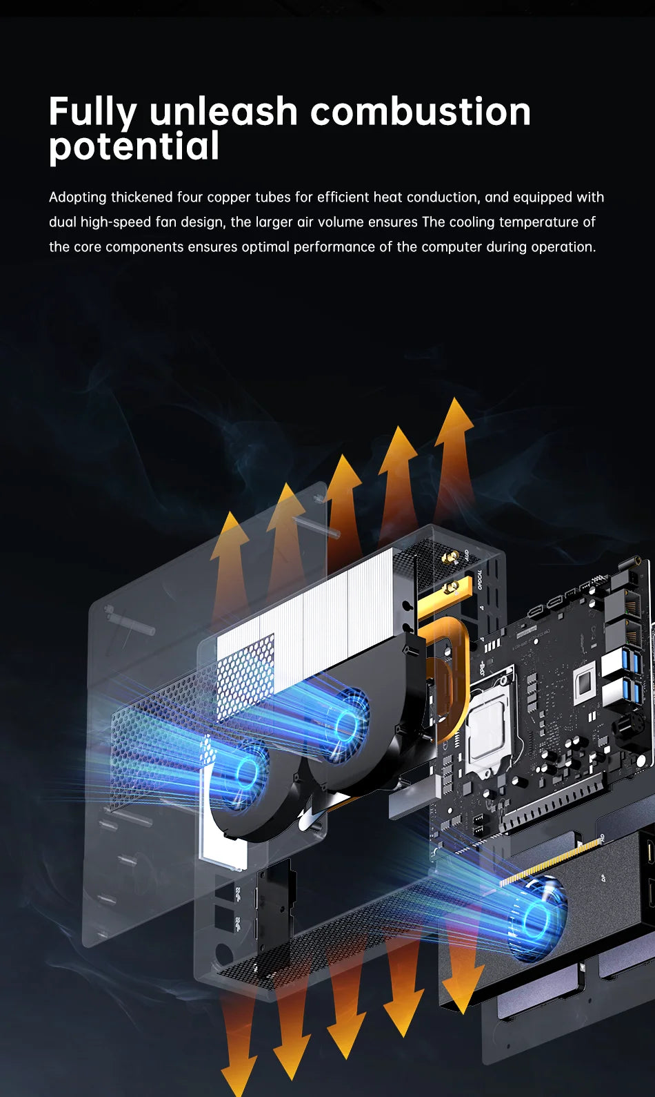 Mini Gaming Pc Core I9-12900F Gaming Mini Pc RTX4060M 8G Discrete Graphic Dual Ddr5 M.2 Nvme Computer Barebone 8K With LED