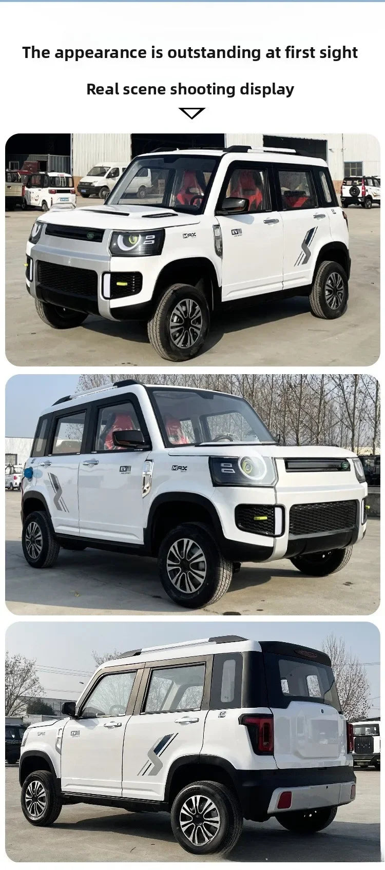 Four-wheeled electric vehicle household old man music adult women low-speed small transport car oil and electricity