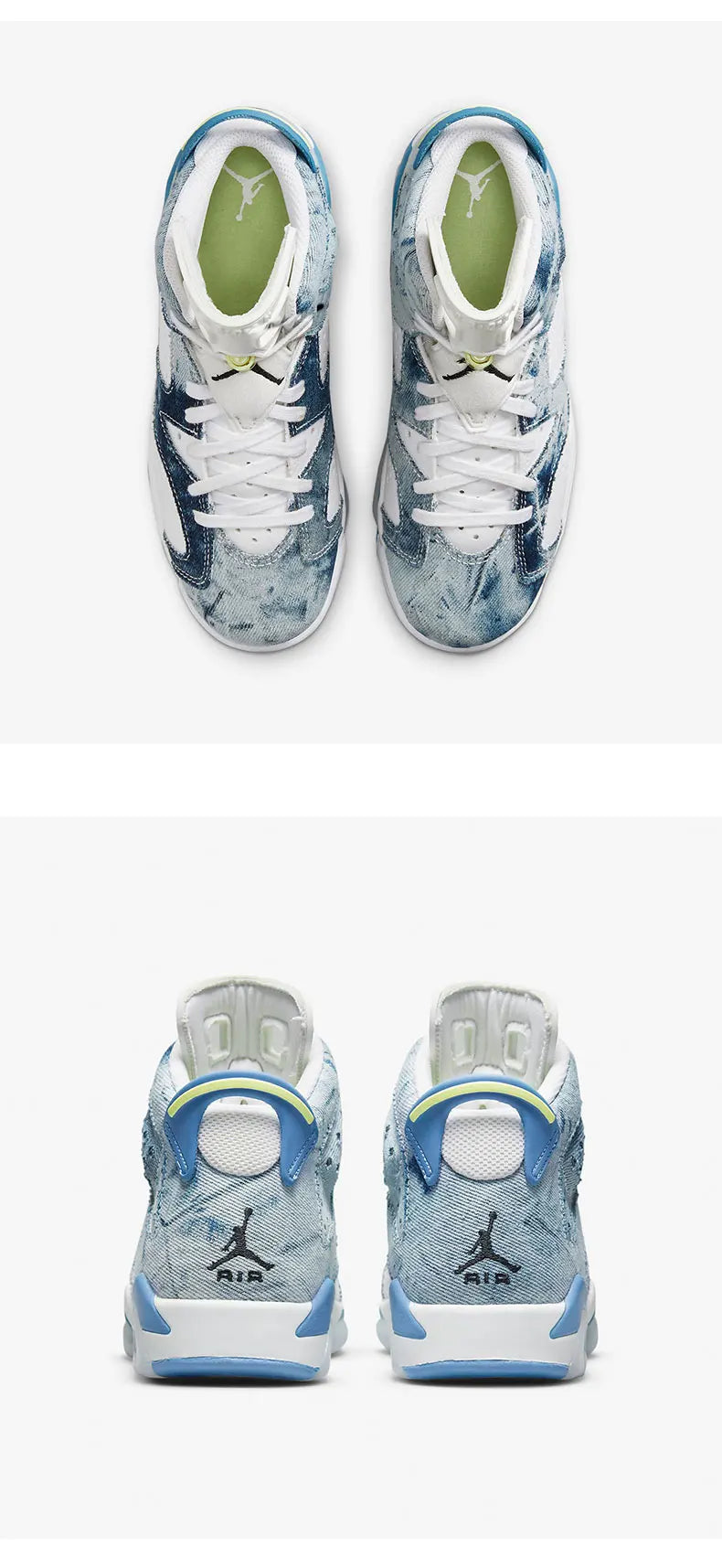 Nike genuine Air Jordan 6 AJ6 women's GS big children's basketball shoes DM9045-100