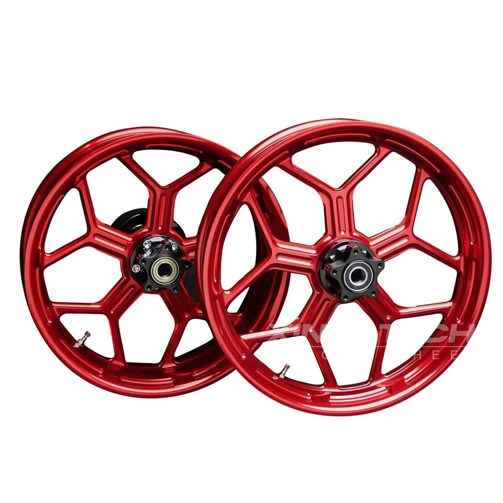 XL Custom Forged Motorcycle Wheel Aluminum Alloy Motorcycle Rims High Quality Motorcycle Parts Red for harley Davidson Wheels