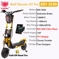 Original Kaabo Wolf Warrior GT PRO+ 11inch 60V 35AH 21700 Battery Top speed 80km/h Electric Scooter Monster Scooter SUV scooter