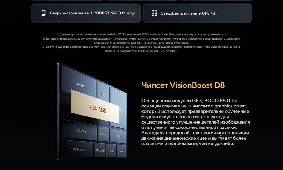 Global Version POCO F8 Ultra Smartphone Snapdragon 8 Elite Gen 5 6500mAh Battery 100W HyperCharging 50MP 6.9" 120Hz Display NFC