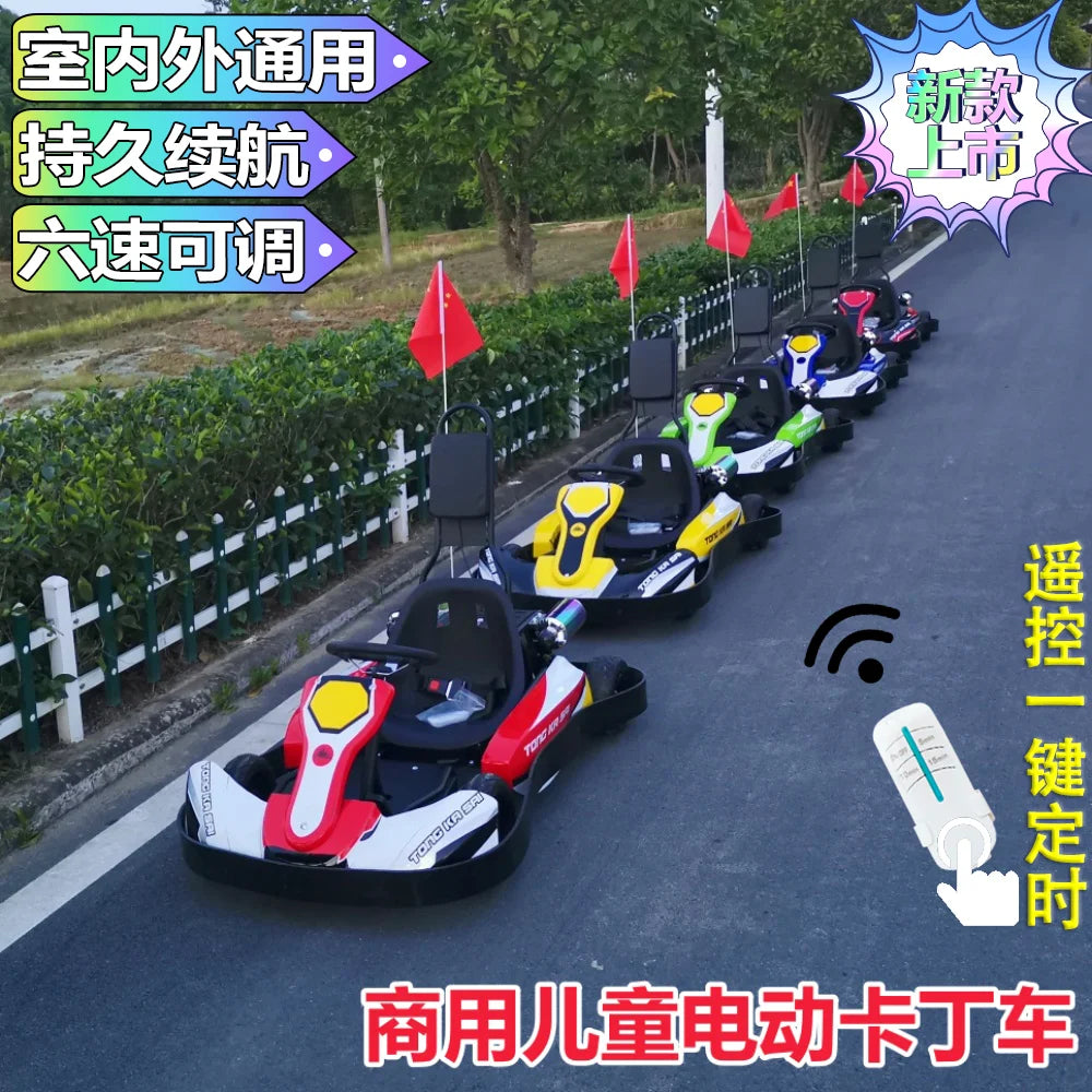 Playground Commercial Children's Electric Kadin/Racing Drift Four Wheel Electric Racing Car
