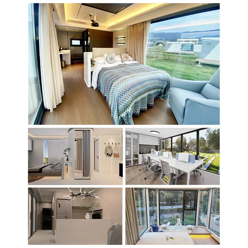 Modern Capsule House Factory Price Prefabricated Prefabricated Houses Luxury High Quality Space Capsule Home Wind Resistance