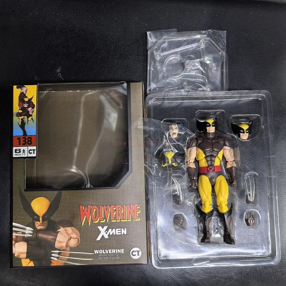 Hot Sale Ct Toys Mafex 096 138  Manga Version Wolverine Action Figure Ct Toys Logan Classic Battle Suit Marvel Mobile