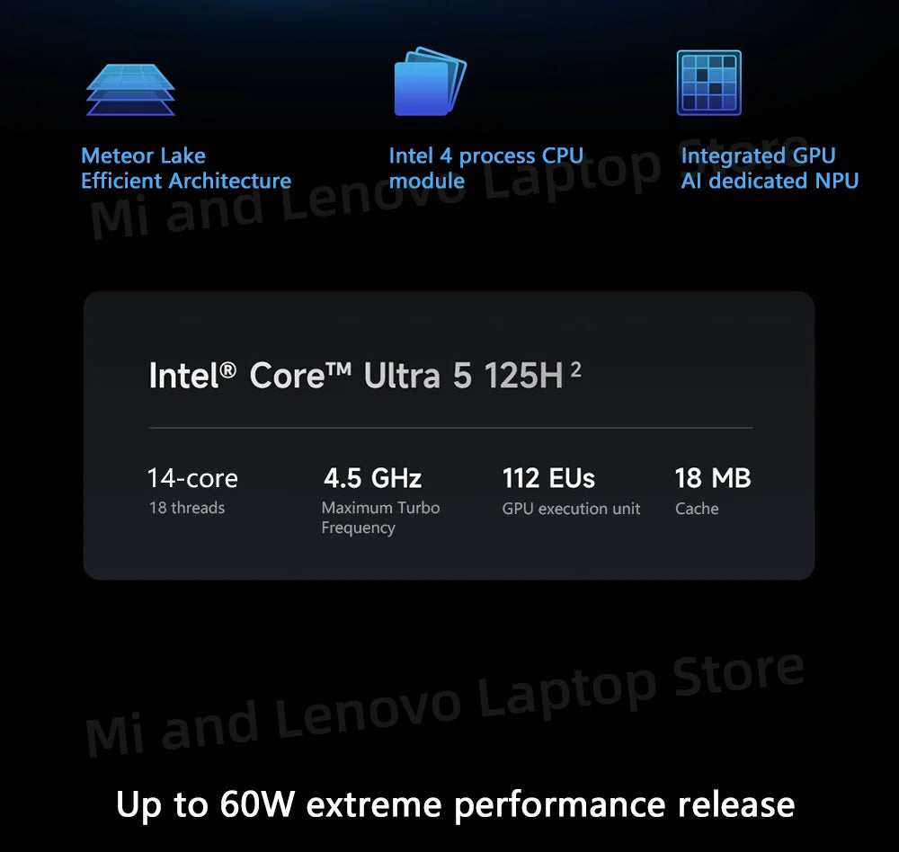 Xiaomi REDMI Book 14 2026 Ultra5-125H 32GB+1TB 14inch 2.8K 120Hz Screen
