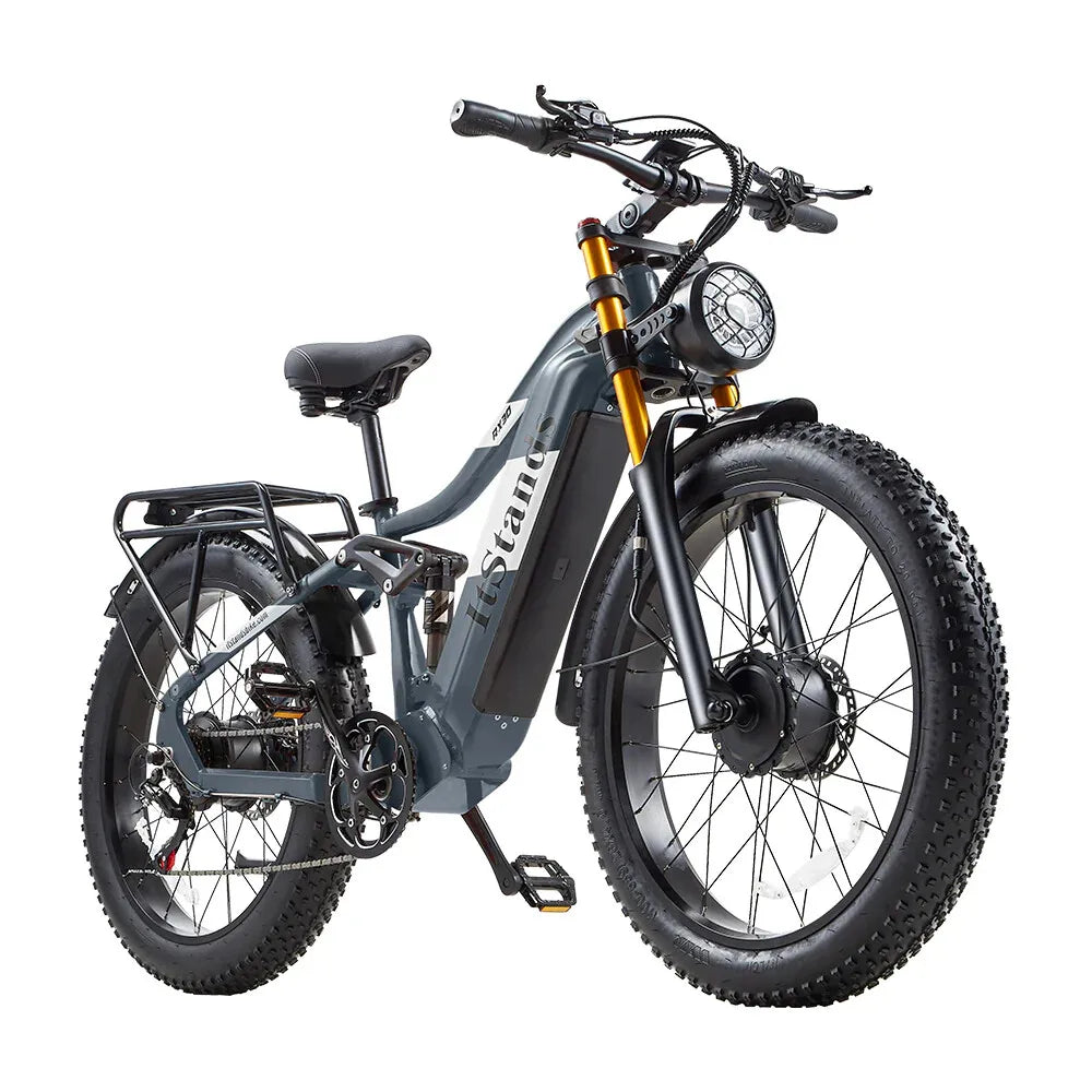 26" Electric Bike 2000W E-Bike For Adults Dual-Motor Bicycle  30mph Fat Tyre