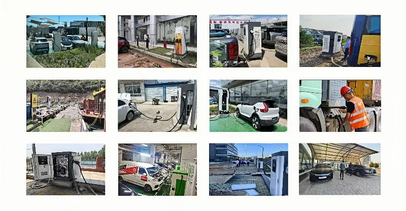 Customized On Grid Off Grid Hybrid Energy Storage Charging Station for Commercial and Industrial Use
