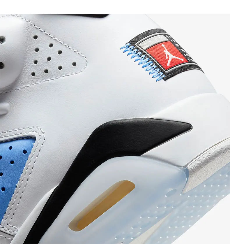 Nike genuine men's Air Jordan 6 high top sports basketball shoe CT8529-410