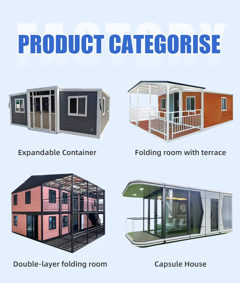 CE Certified Expandable Container House Prefab Home for Global Market Supply