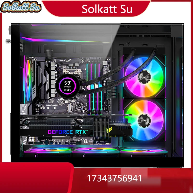 XXY,Gaming Desktop Ryzen 7 5700X AMD RTX 3060/3060TI 16GB RAM DDR4 512GB SSD WIFI Pc for Gaming DesignOffice Pc