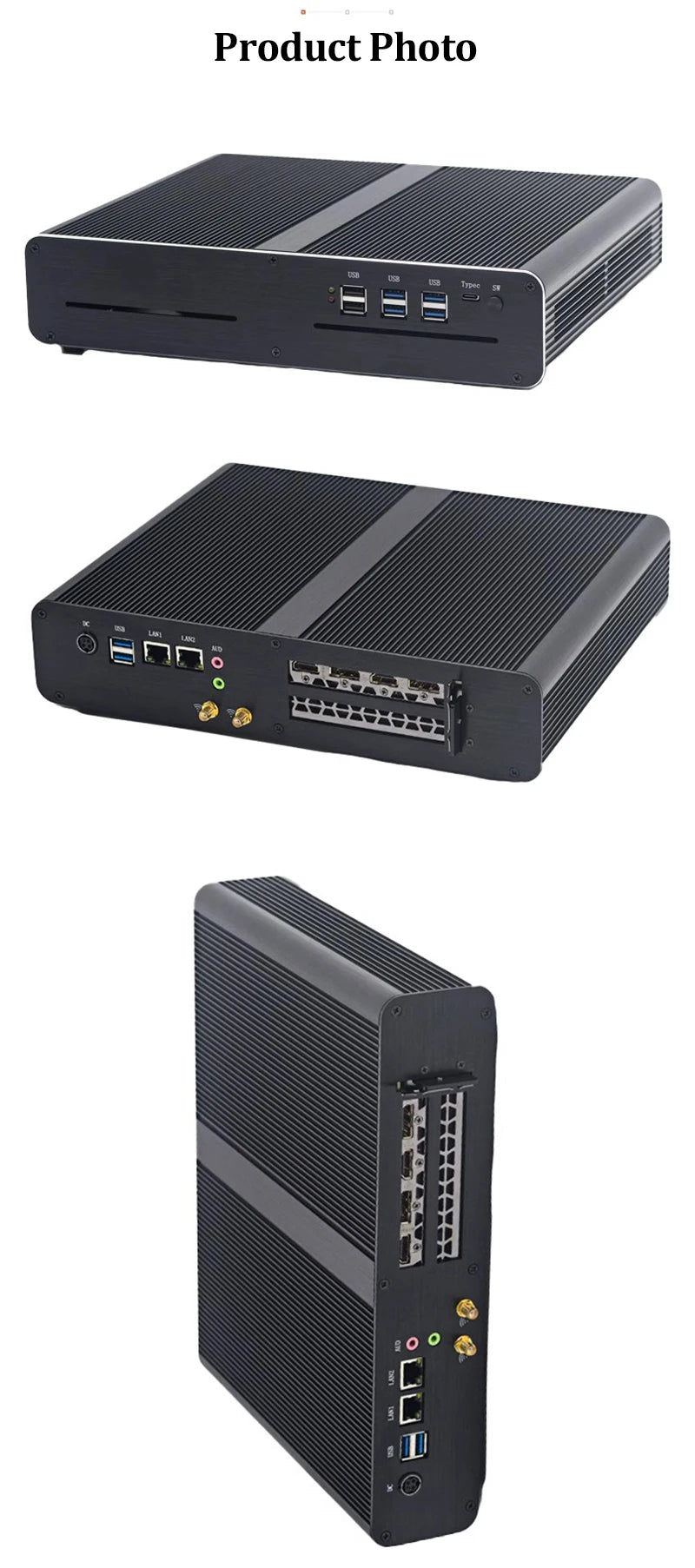11th Gen Upgraded Version MINI Gaming PC Intel Core i7-11800H RTX 3070 8G RTX3060M 12G RTX4060 8G GPU 2 * DDR4   4 screen output