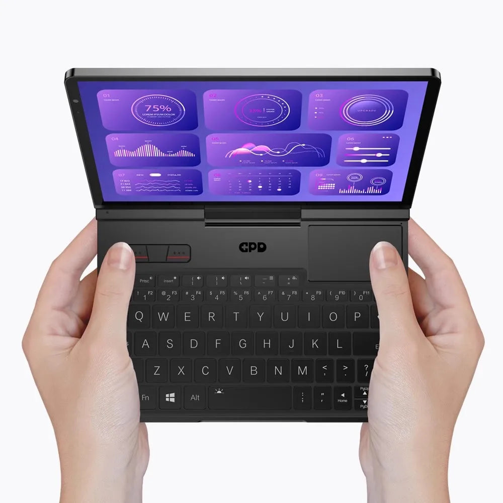 【Hot Sale】GPD Pocket4 2026 Latest AMD AI 9 HX 370/8840U 64GB 2TB NVMe 8.8" 2560×1600 144Hz 2-in-1 Laptop Tablet Palm Size MiniPC