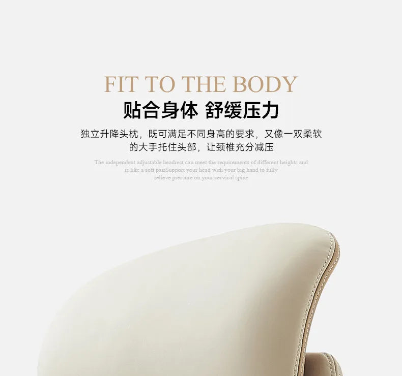 Computer Relaxing Office Chair Ergonomic Mobile Wheels Leather Office Chair Backrest Modern Sillas De Oficina Library Furniture