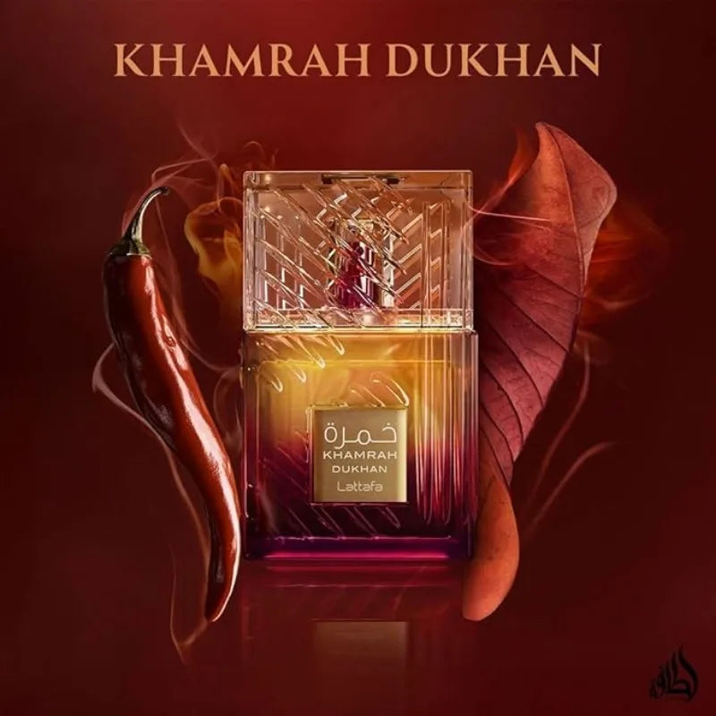 Lattafa Khamrah Dukhan Pheromone Fragrance Arabian Women's Perfume Pheromone Cologne for Man Attract The Opposite Sex Makeup