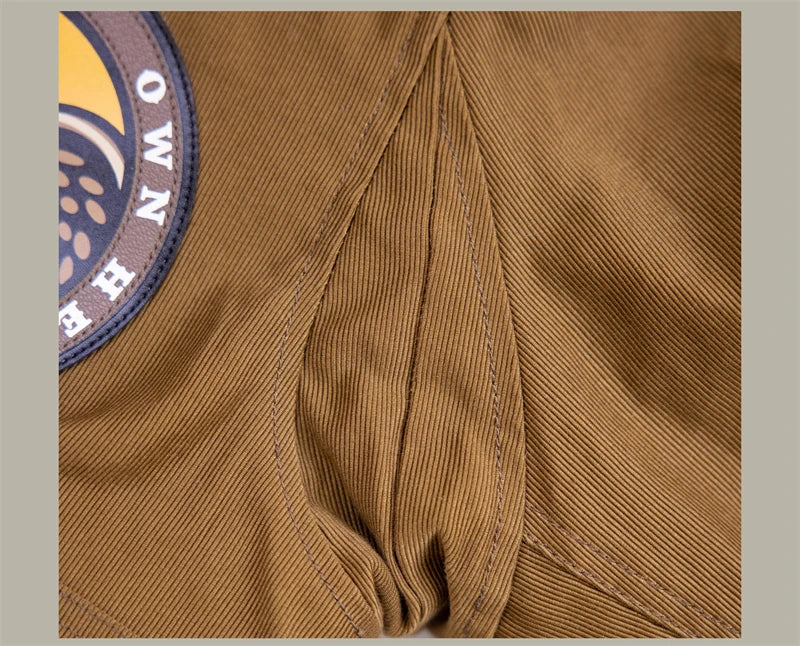 Red Tornado Type B-10 Bomber Flight Jacket With Patches Winter Mens Cropped Coat