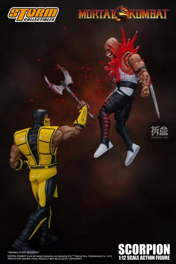 Storm Toys Genuine Mortal Kombat Series Sub Zero Scorpion Nightwolf Fighting Game Collection 1/12 Action Figures Model Toys