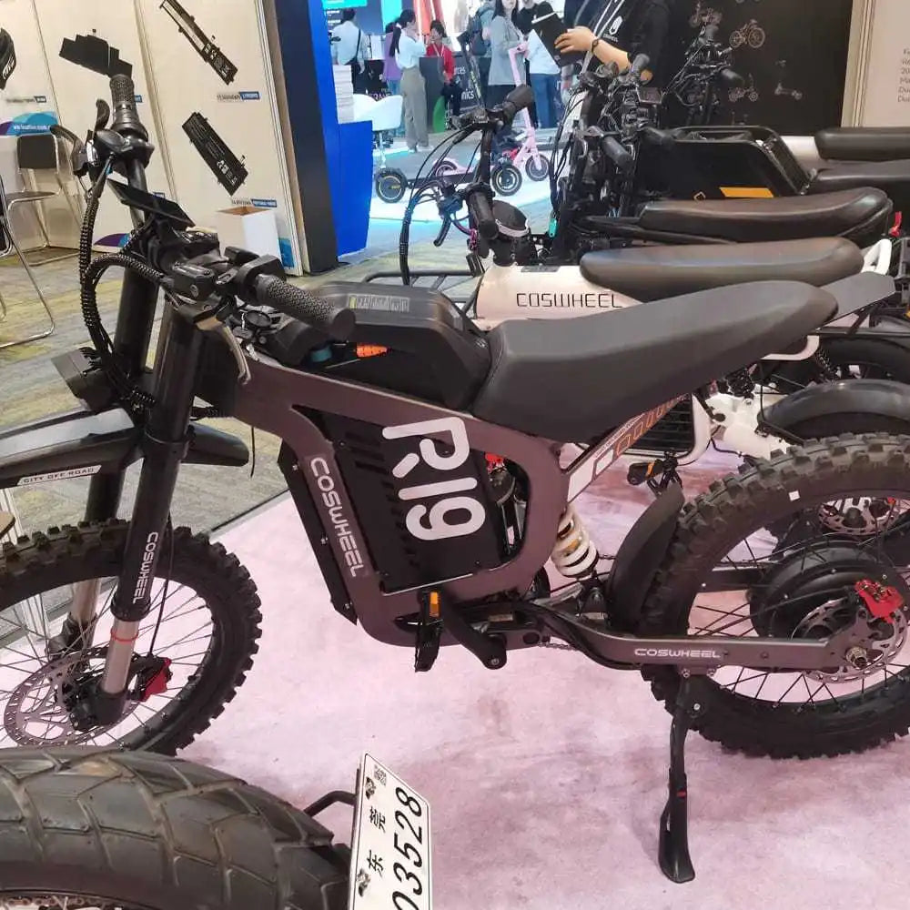 Coswheel R19 Electric Bike 6000W Motorcycles 72V 40AH Battery Dirt Mountain Bike Lightweight Off-Road EBike For Adult
