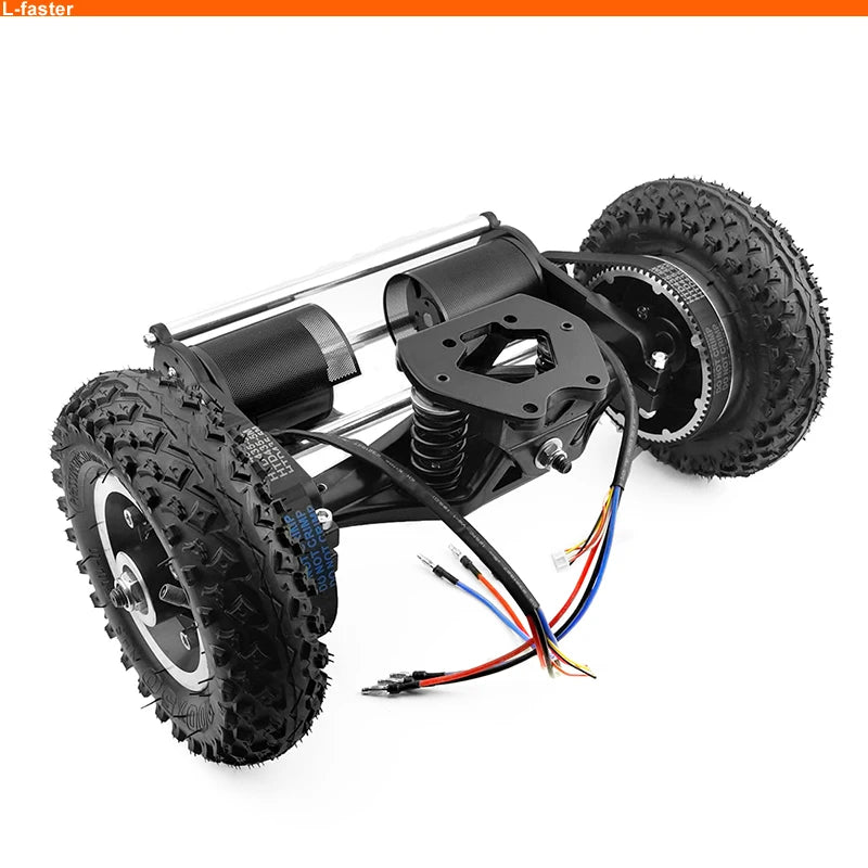 DIY Adult 36V 1650W Dual Motors Electric Longboards 8 Inch off Road Tire Skate Board Kit