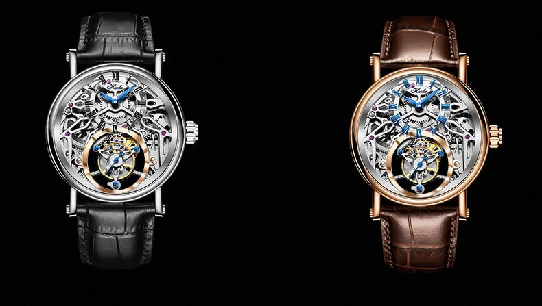 Haofa Tourbillon Watch for Men CNC Classical Texture Engraving Sapphire Manual Skeleton Movement Mechancial Watch Business 1602