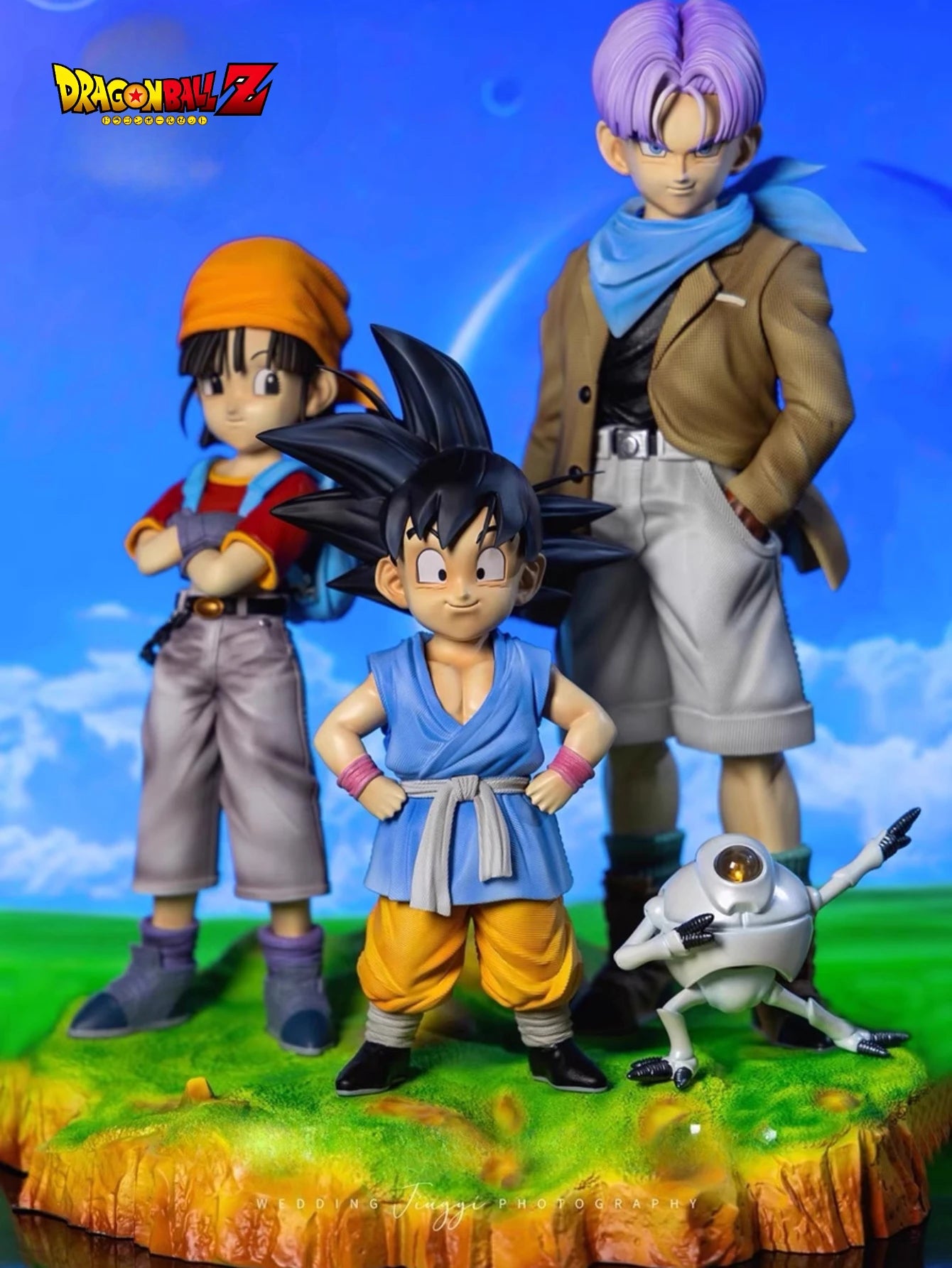 Brand New 1/6 Dragon Ball Anime Figure Torankusu Son Goku Pan Periphery Resin Collect Model Desktop Ornaments Birthday Gift Toys