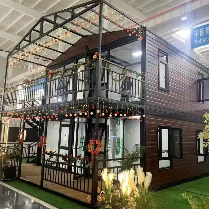 Luxury Expandable Container House 2 3 Bedroom Mobile Home for Villa Hotel