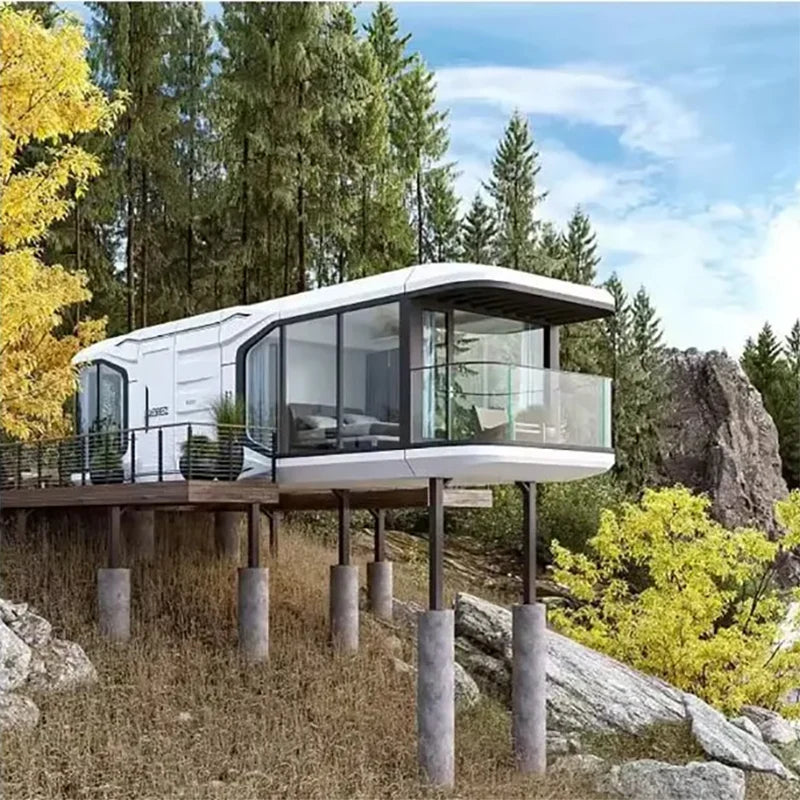 Space Capsule Home Summer Houses Modular Prefabricated Houses Luxury Earthquake Resistant Eco-Friendliness Thermal Insulation