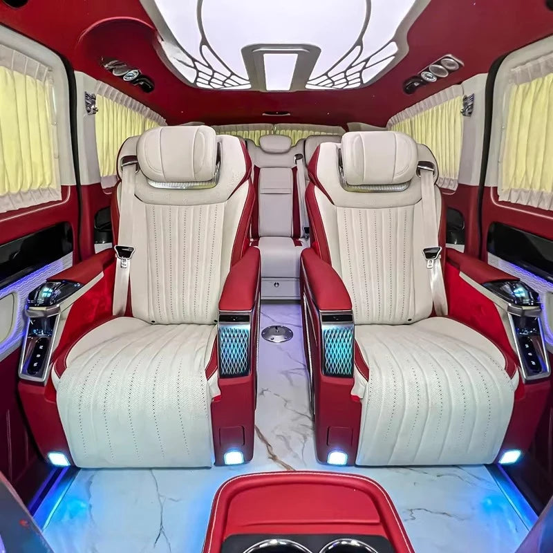 Car Interior Aluminum Alloy Partition Vip Electric Luxury W447 Vito Customized Color & Logo Car Interior Accessories