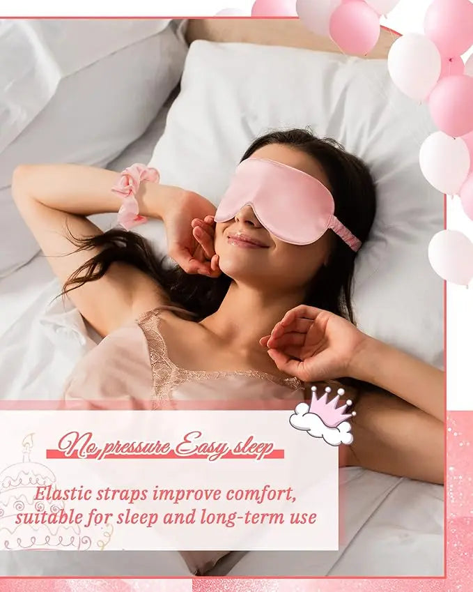 12 Pack Satin Women Robes Kimono Robe Bulk with Sleeping Mask and Hair Tie Sets Silky Bathrobes for Birthday Wedding Party