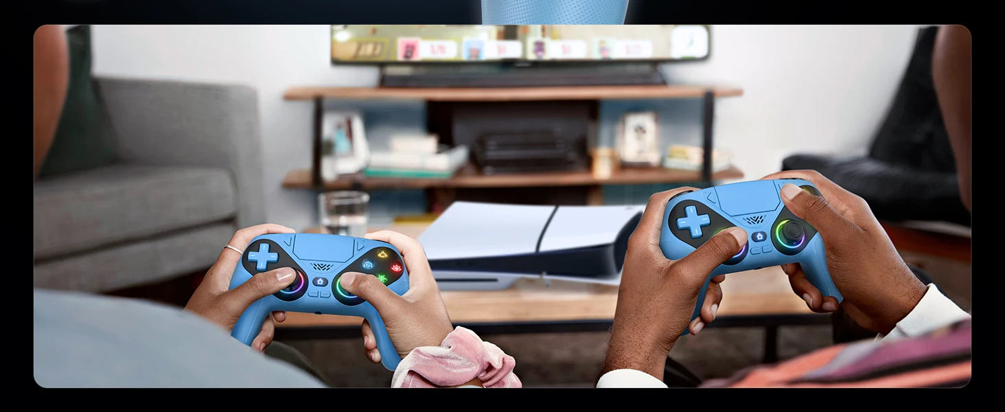 Gamepad For Playstation 5 Wireless Controller PS5/PC Console Gaming With Turbo Dual Sense Vibrate Programming RGB