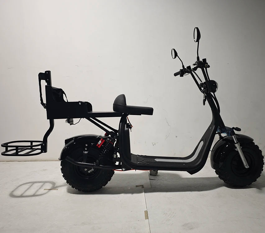 ZAIQU  Citycoco Removable Battery Electric Scooter Golf Bag 2 Wheel Fat Tire Electric Scooters Powerful Adult 1500w 2000w E Scoo