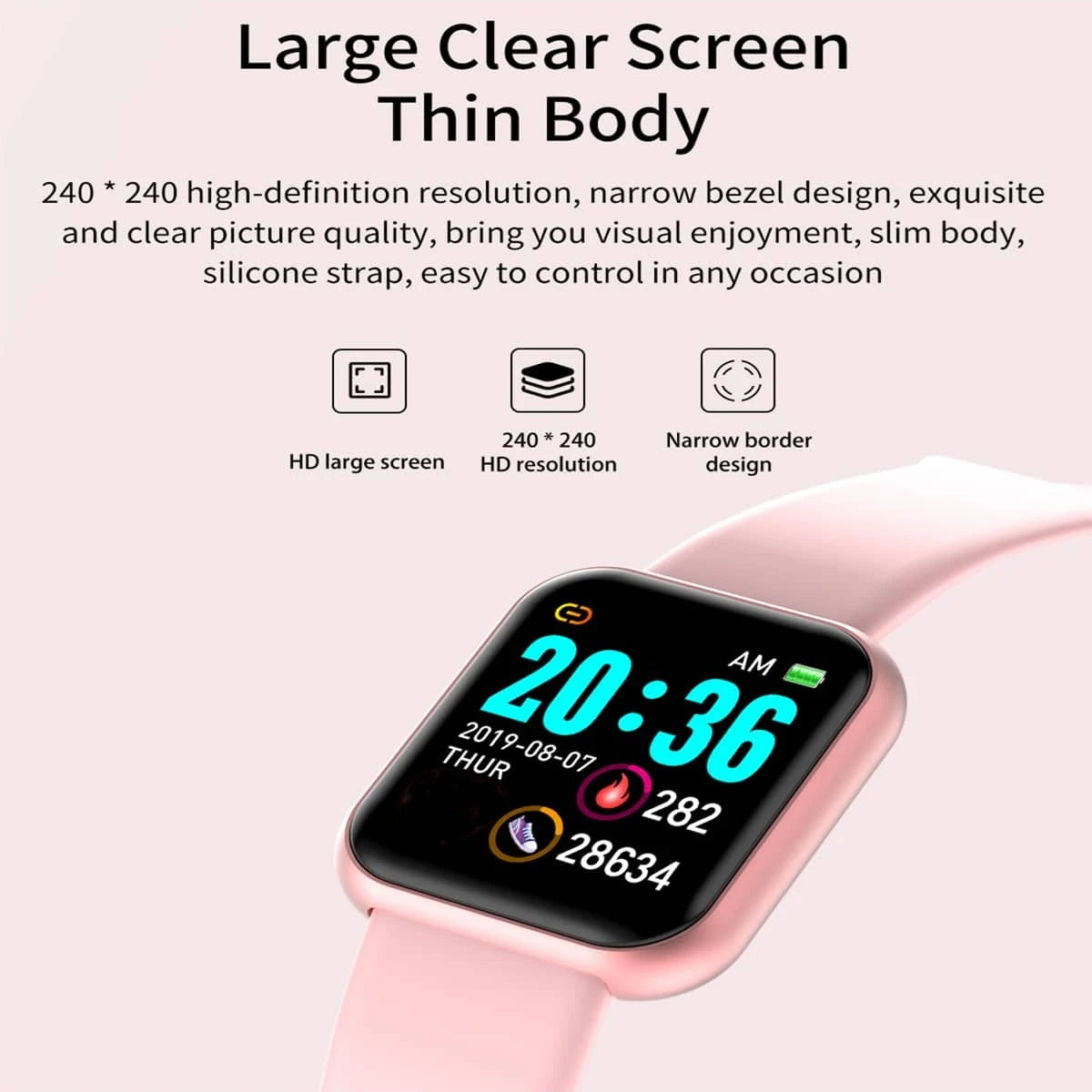 Men Smart Watches Color Screen Bluetooth Woman Fitness Sport Bracelet Health Sleep Monitor Electronic Clock Smartwatch Alarm Y68
