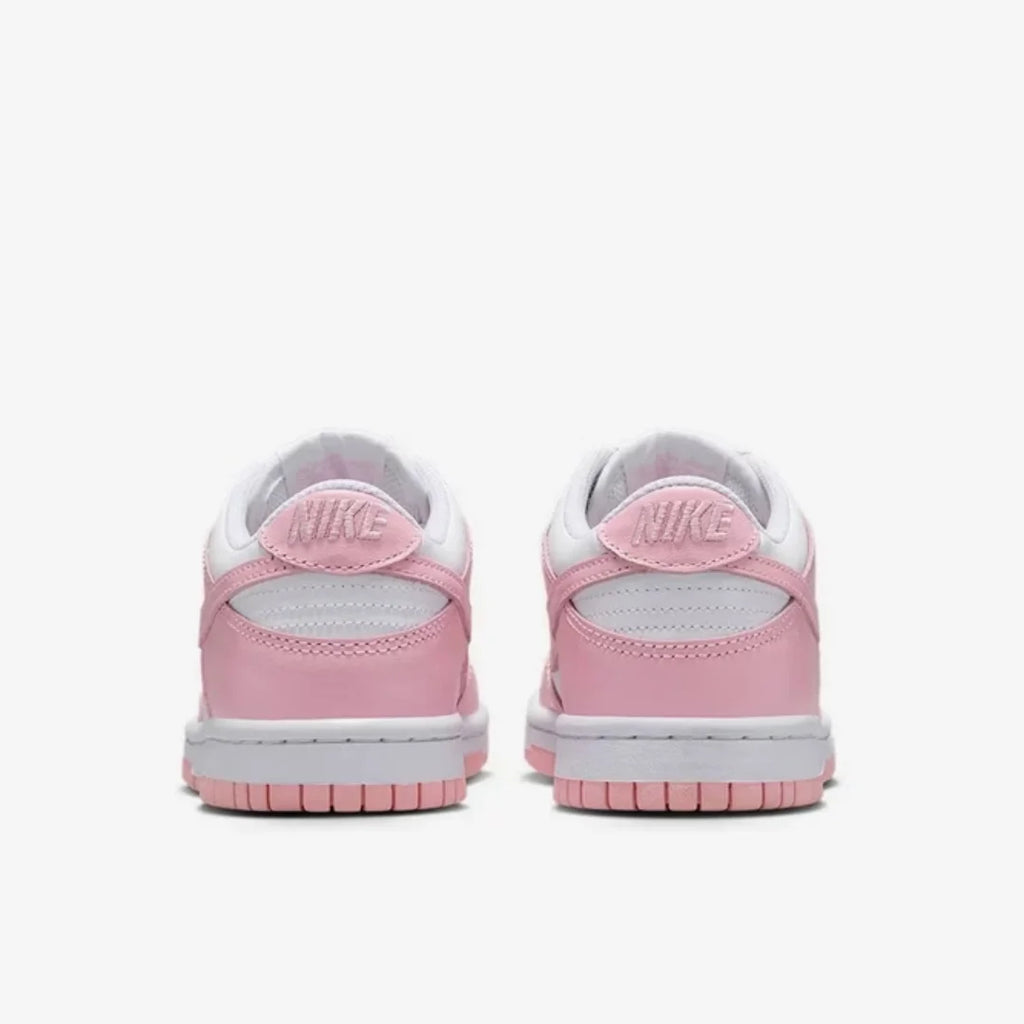 Nike (Nike) Youth Women's Shoes Dunk Low (Gs) Pink and White Daily Commuting Fashion Versatile Casual Sports Sneakers Fb9109-125