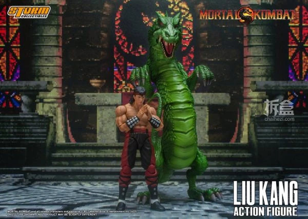 Storm Toys Genuine Mortal Kombat Series Fire Dragon Sub-Zero Motaro Lu Kang Goro Fighting Game 1/12 Action Figures Model Toys