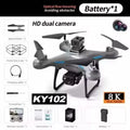Lenovo Ky102 Drone 8k Hd Aerial Photography Dual Camera Brushless Quadcopter Obstacle Avoidance Optical Flow Aerial Rc Drone