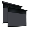 New Generation Laser TV Self-Rising Screen ALR Electric Motorised Tab Tensioned Projection Screen for UST Laser Projector 4k HD