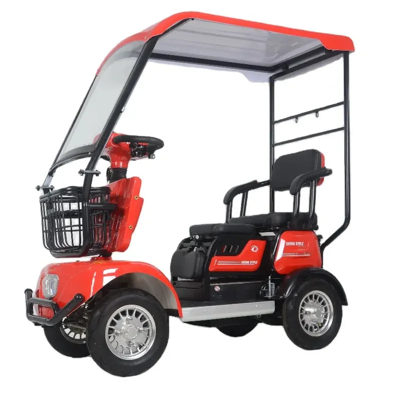 Factory Hot New Multi-seat Spacious 800w High-power Sightseeing Electric Golf Cart Electric Four-wheeler
