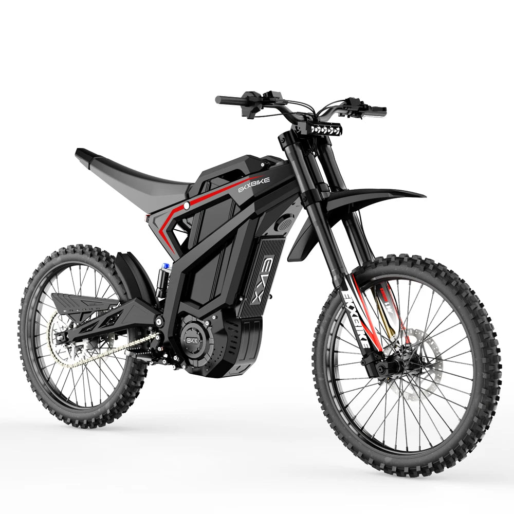 EKXBike M1 Adult Electric Motorcycle 16.8KW Peak Mid-Motor 72V/50AH Removable Battery 100KM/H Off-Road E-MTB