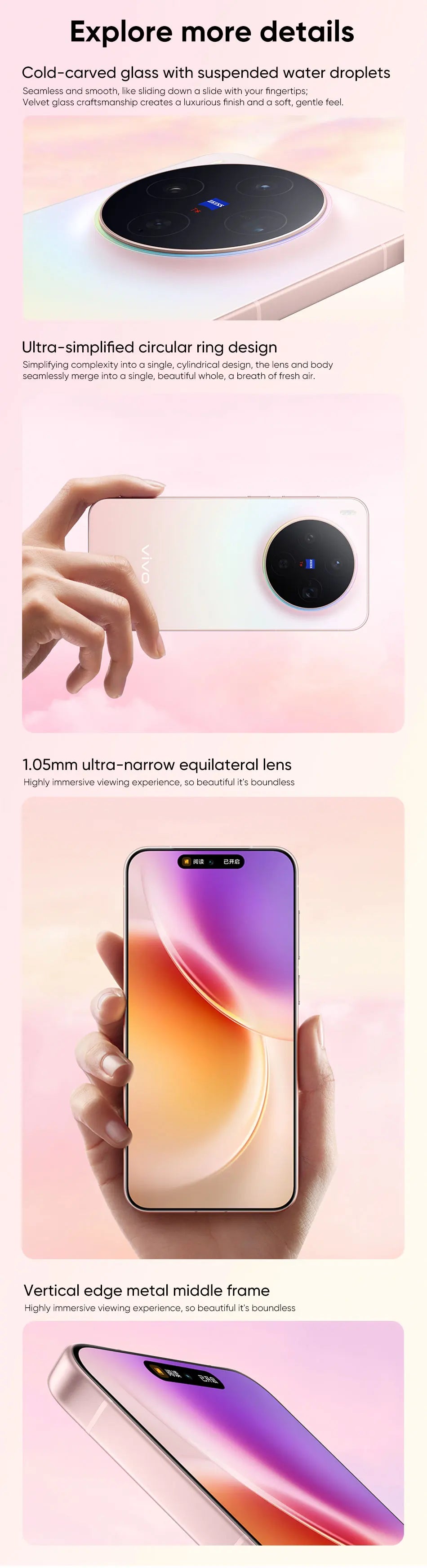 VIVO X300 Chinese Version 5G Smartphone Dimensity 9500 6.31'' 120Hz Screen 200MP Camera 6040mAh Battery 90W Charge Support NFC