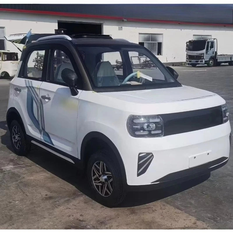 SXLL Fashion electric vehicle, pure electric power vehicle, intelligent four-wheel four-door four-seat car