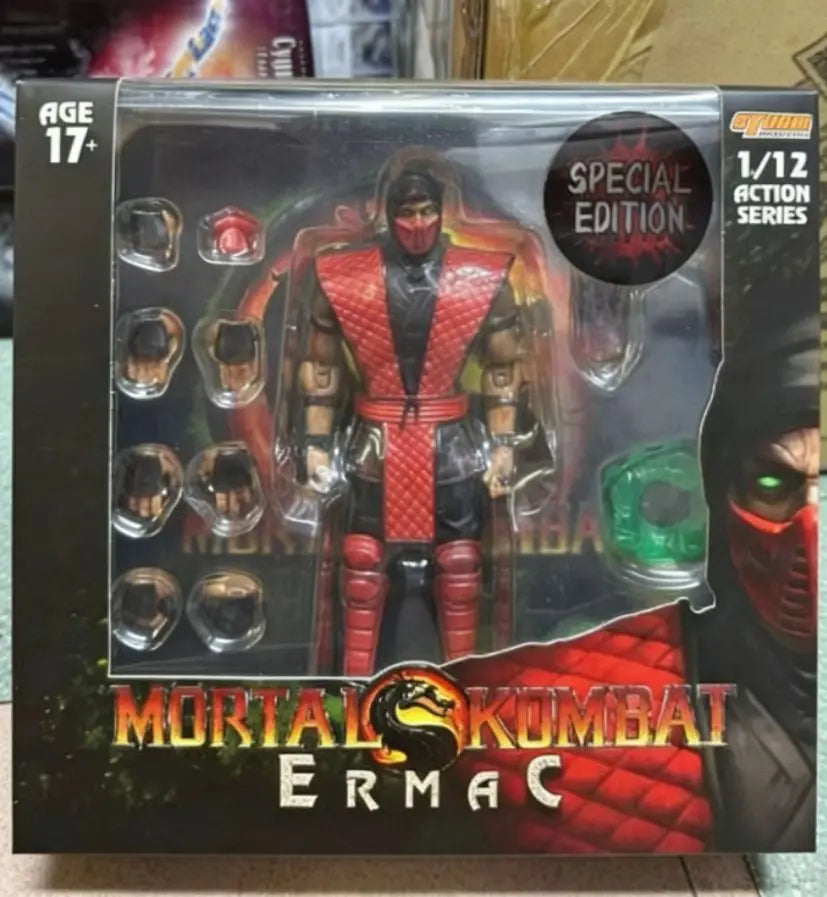 In-stock Storm Toys Mortal Kombat ERMAC 2018 SDCC Exclusive 1/12 Scale Action Figure Model Collectible Gift