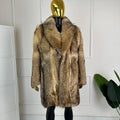 Real Fur Coat For Men Coyote Fur Coat Natural Wolf Fur Coats New Fashion Mens Clothing