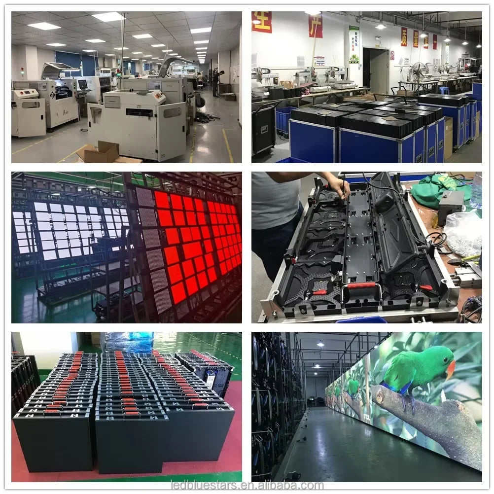US 110V P10/P5/P6 Light Emitting Diode Display Panel Signage Restaurant Store IP65 Shopping Center Programmable Mobile