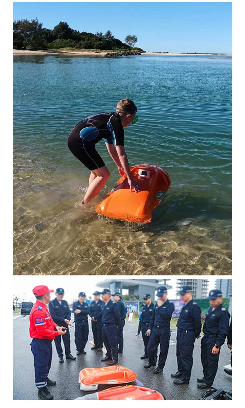 2025 New Adult Electric Water Scooter Underwater Booster Diving Electric Floating Board Surfboard for Rescue Aircraft Adult Size