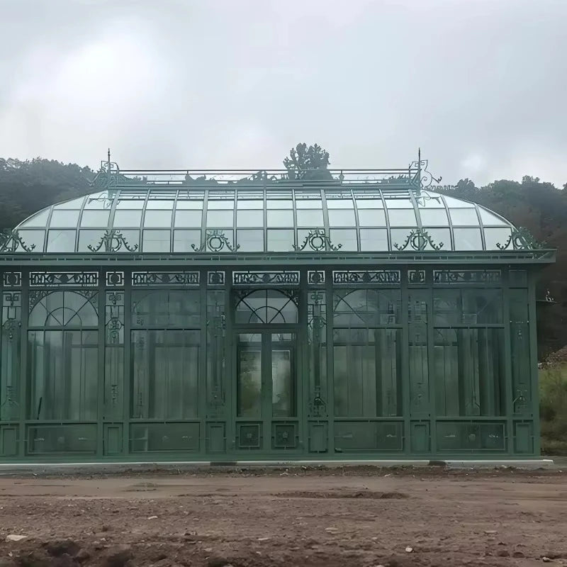 Garden Shade Room Environmentally Friendly Powder Coated Metal Sunroom Easy to Assemble with Steel Frame
