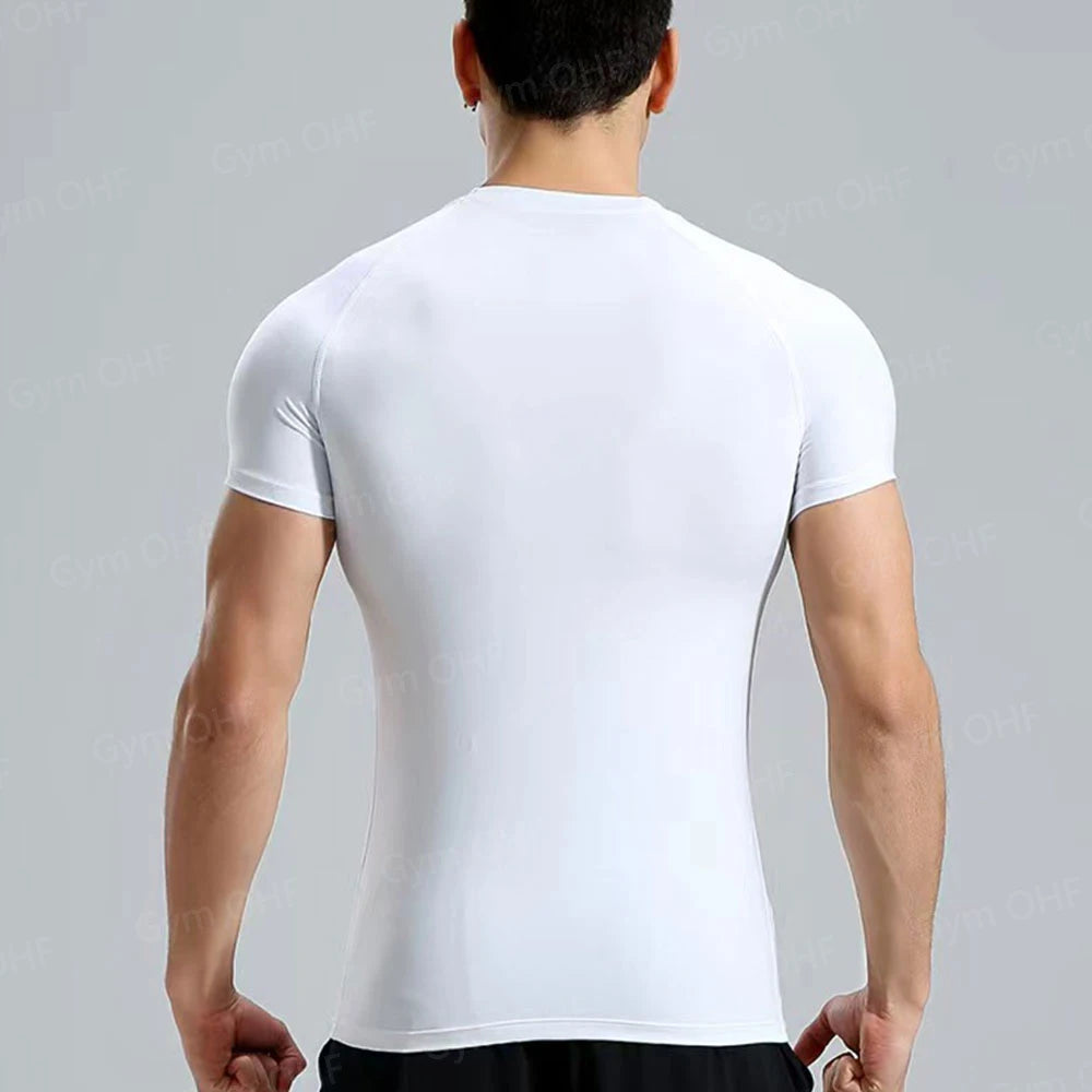 Anime Baki Sport Suits Runing Compression Shirt Shorts Sets Gym Fitness Jogging Training Rashguard Sportwear 2 in 1 Mens